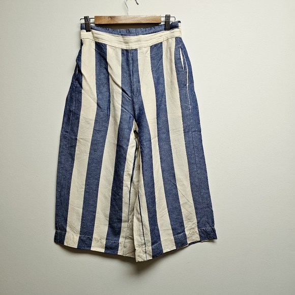 Madewell Pants - Madewell Striped Culottes